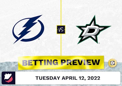 Lightning vs. Stars Prediction and Odds - Apr 12, 2022