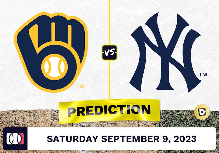 Brewers vs. Yankees Prediction for MLB Saturday [9/9/2023]