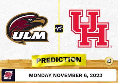 Louisiana-Monroe vs. Houston Basketball Prediction - November 6, 2023