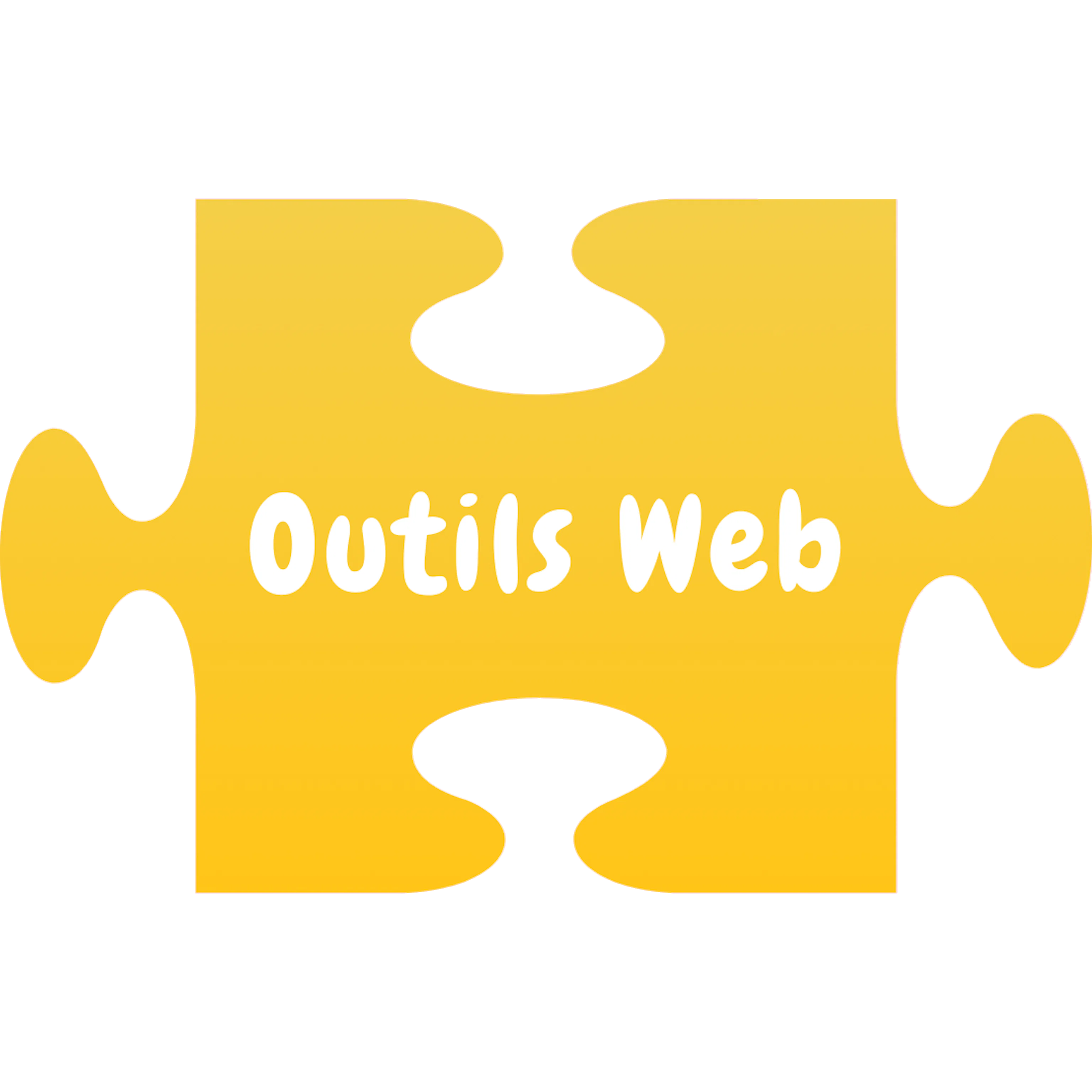 Partie extérieure du puzzle réprésentant les outils web sur la structure d'un site web évolutif