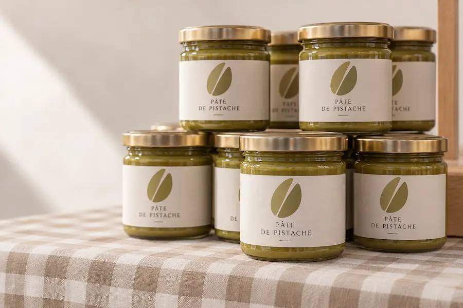Étiquettes pots de miel imprimées en rouleau, 123Imprim