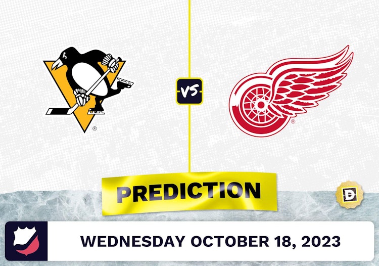 Penguins vs. Red Wings Prediction and Odds - October 18, 2023