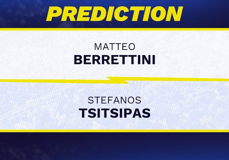 Matteo Berrettini vs Stefanos Tsitsipas Tennis Prediction.