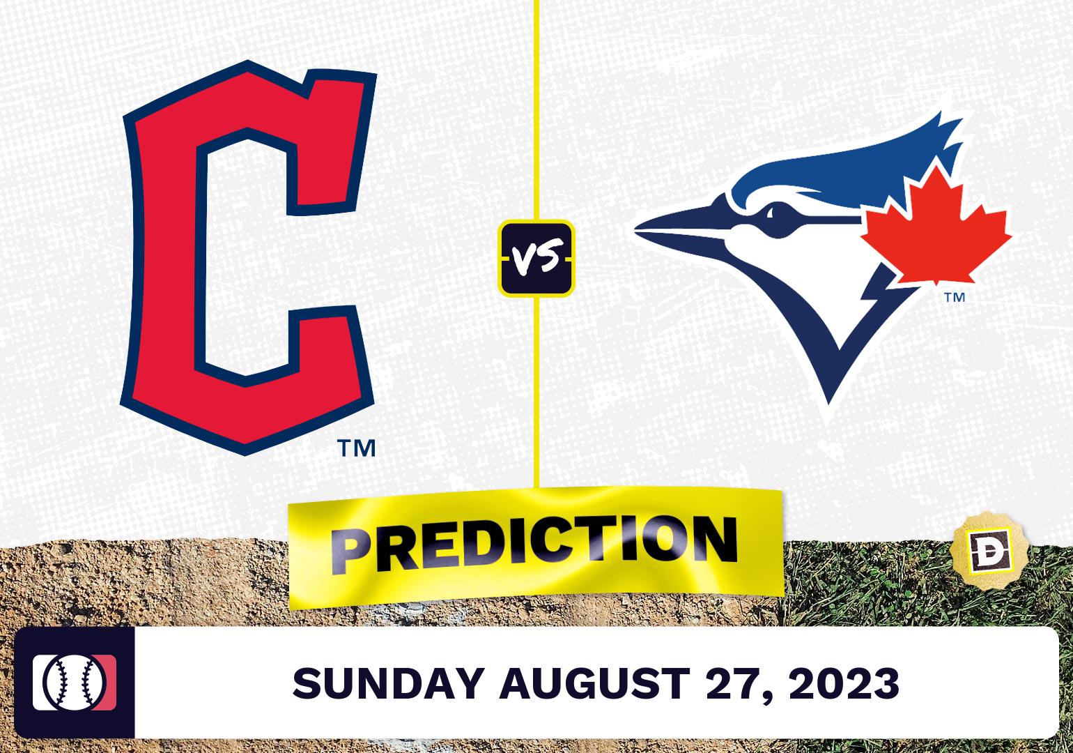 Guardians vs. Blue Jays Prediction for MLB Sunday [8/27/2023]