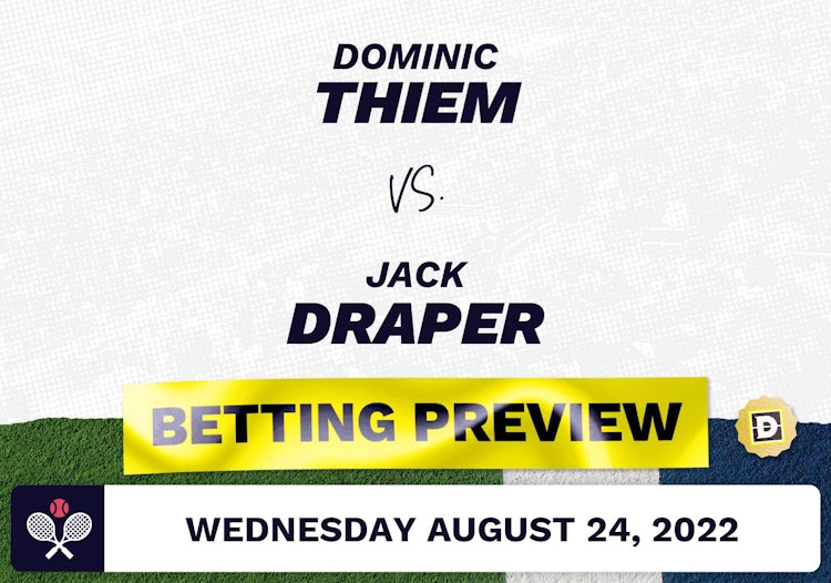 Dominic Thiem vs. Jack Draper Predictions - Aug 24, 2022