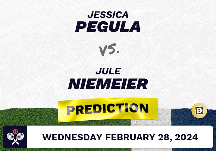 Jessica Pegula vs. Jule Niemeier Prediction, Odds, Picks for San Diego 2024