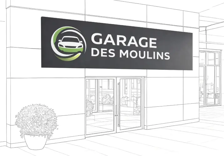 Enseigne extérieure professionnelle imprimée sur panneau rigide pour commerce