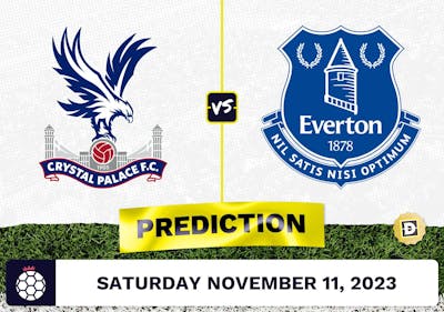 Crystal Palace vs. Everton Prediction and Odds - November 11, 2023