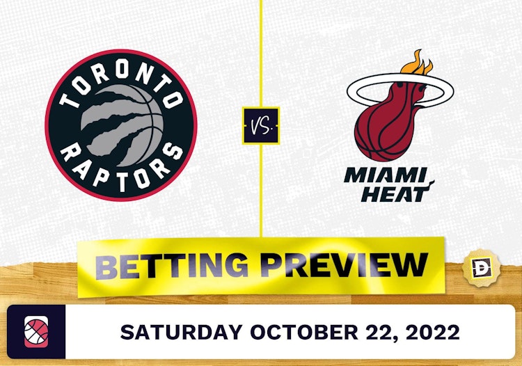 Raptors vs. Heat Prediction and Odds - Oct 22, 2022