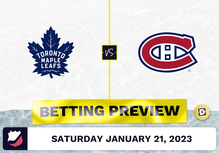 Maple Leafs vs. Canadiens Prediction and Odds - Jan 21, 2023