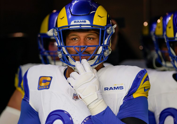 Kalshi promo code for Aaron Donald LA Rams return.