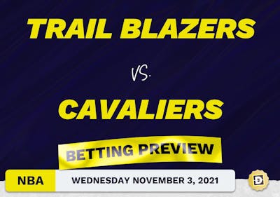 Trail Blazers vs. Cavaliers Predictions and Odds - Nov 3, 2021