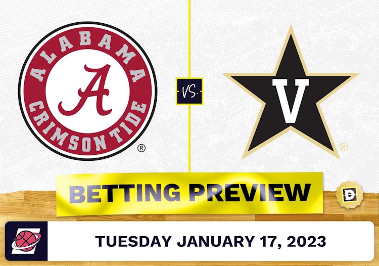 Alabama vs. Vanderbilt CBB Prediction and Odds - Jan 17, 2023