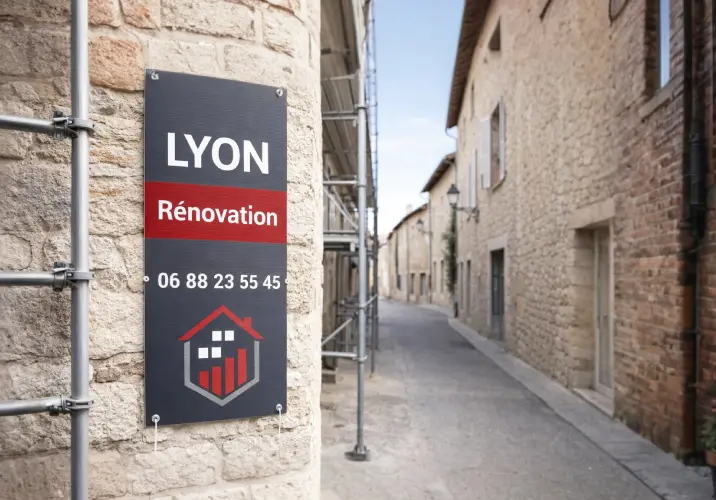 Signalétique de chantier sur panneaux rigides grand format