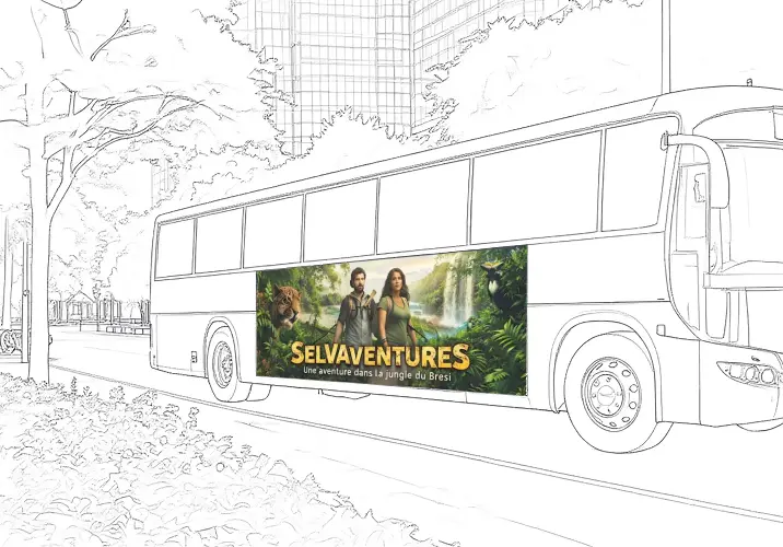 Affiche bus impression professionnelle affichage urbain