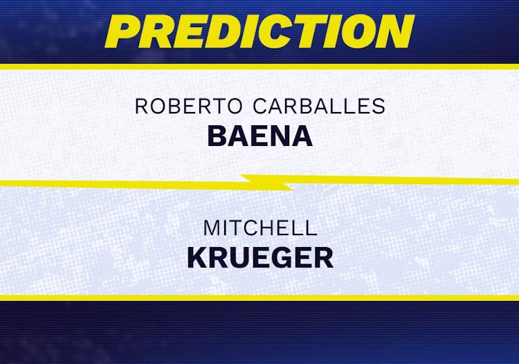 Roberto Carballes Baena vs Mitchell Krueger Tennis Prediction.