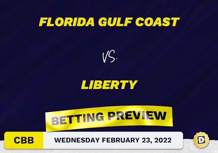 Florida Gulf Coast vs. Liberty CBB Predictions and Odds - Feb 23, 2022