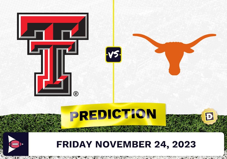 Texas Tech vs. Texas CFB Prediction and Odds - November 24, 2023