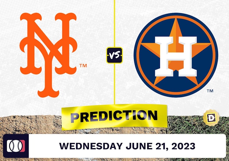 Mets vs. Astros Prediction for MLB Wednesday [6/21/2023]