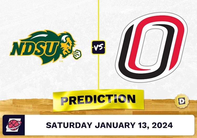 North Dakota State vs. Nebraska-Omaha Prediction, Odds, College Basketball Picks [1/13/2024]