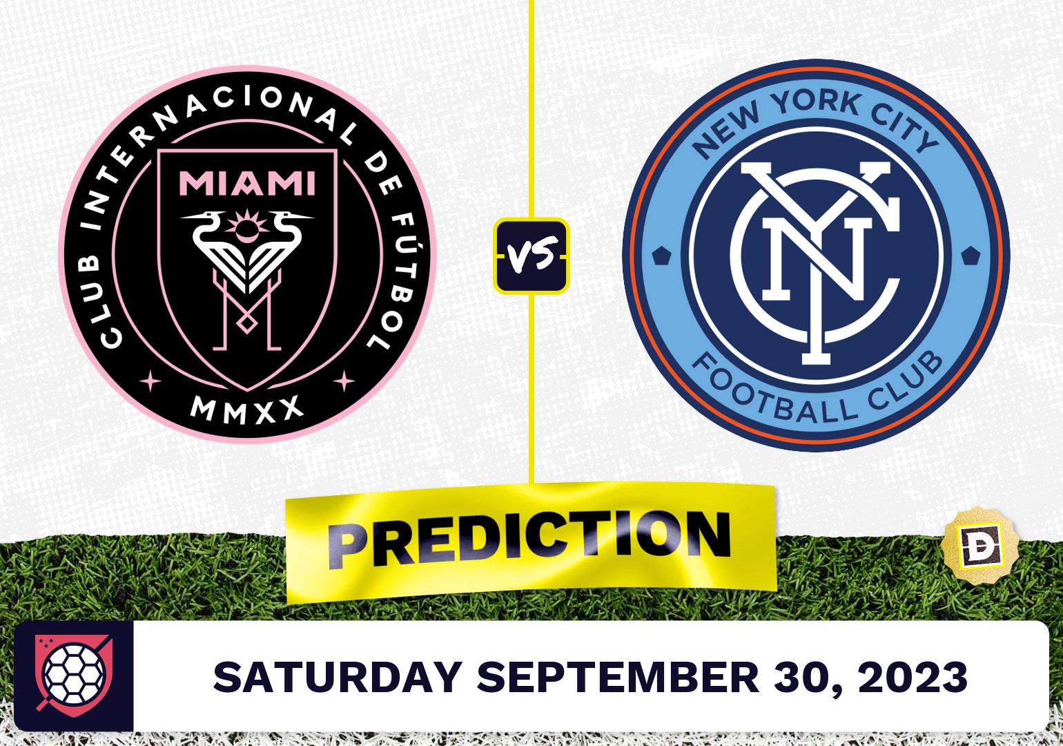 Inter Miami vs. New York City Prediction - September 30, 2023