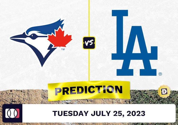 Blue Jays vs. Dodgers Prediction for MLB Tuesday [7/25/2023]