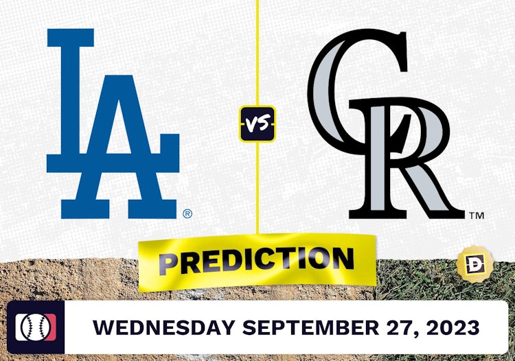 Dodgers vs. Rockies Prediction for MLB Wednesday [9/27/2023]