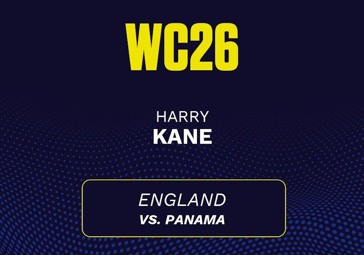 Harry Kane projected stats for Saturday, June 27, 2026.