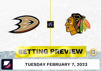 Ducks vs. Blackhawks Prediction and Odds - Feb 7, 2023