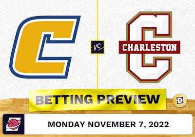 Chattanooga vs. Charleston CBB Prediction and Odds - Nov 7, 2022