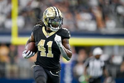 Etienne OUT, Kamara IN: Dimers model projects 62 scrimmage yards, 38.8% TD chance vs. Falcons