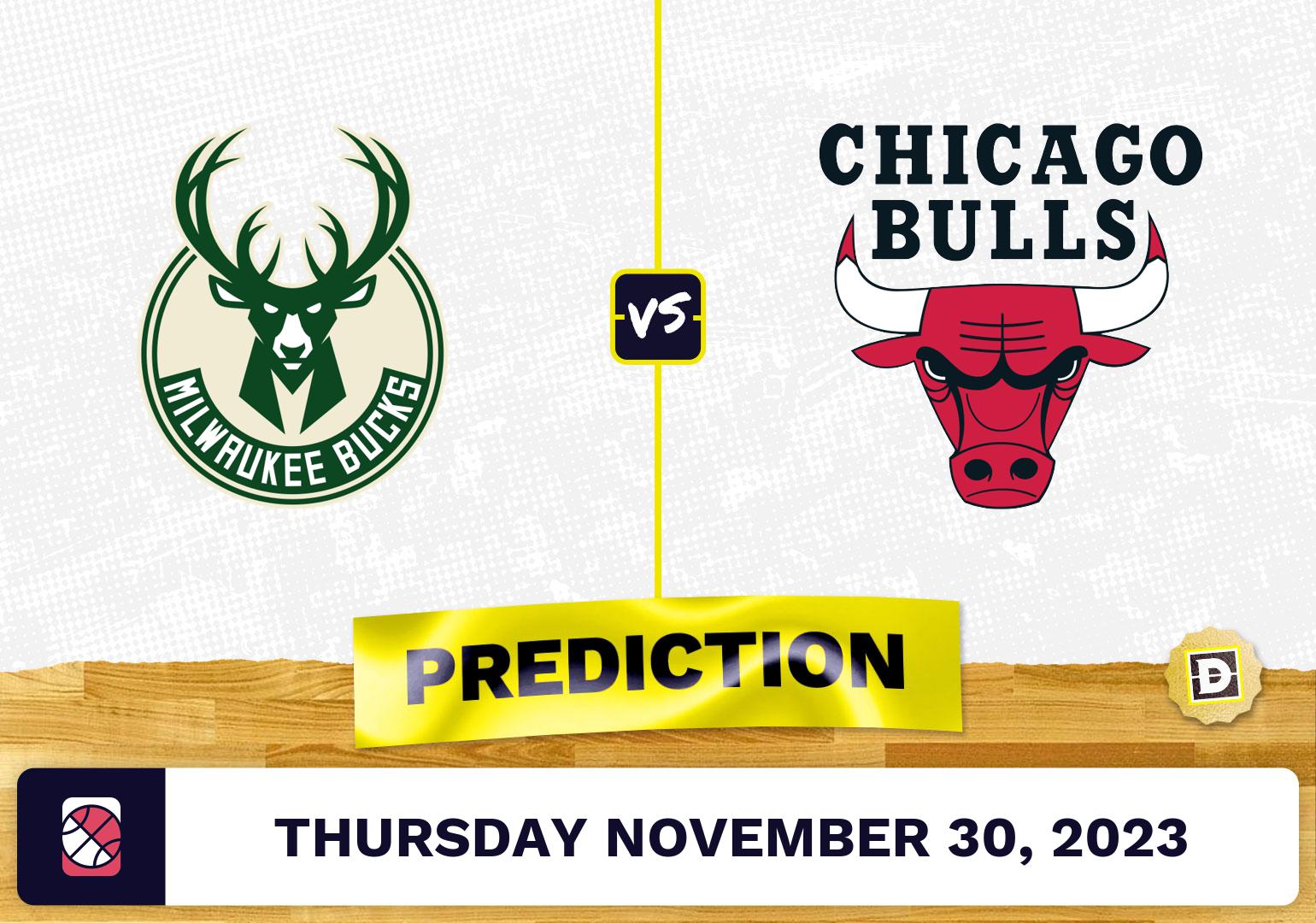 Milwaukee Bucks Vs. Chicago Bulls Prediction And Odds - November 30, 2023