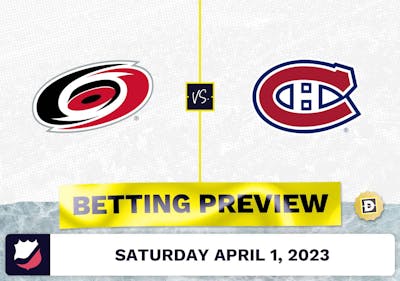 Hurricanes vs. Canadiens Prediction and Odds - Apr 1, 2023