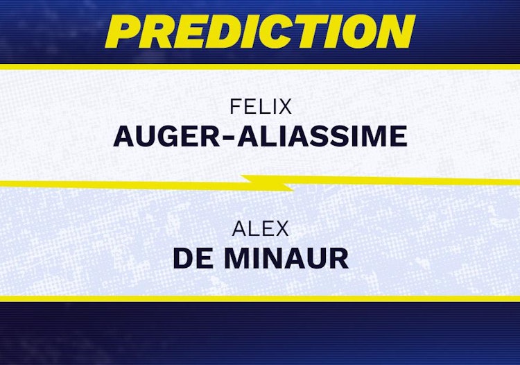 Felix Auger-Aliassime vs Alex de Minaur Tennis Prediction.
