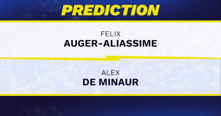 Felix Auger-Aliassime vs Alex de Minaur Tennis Prediction.