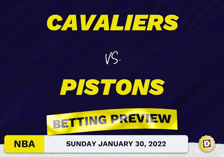 Cavaliers vs. Pistons Predictions and Odds - Jan 30, 2022