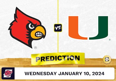 Louisville vs. Miami (FL) Prediction, Odds, College Basketball Picks  [1/10/2024]