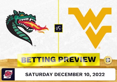 UAB vs. West Virginia CBB Prediction and Odds - Dec 10, 2022