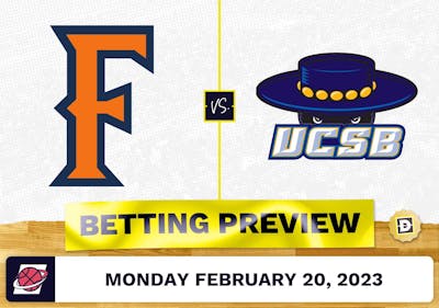 Cal State Fullerton vs. UC Santa Barbara CBB Prediction and Odds - Feb 20, 2023