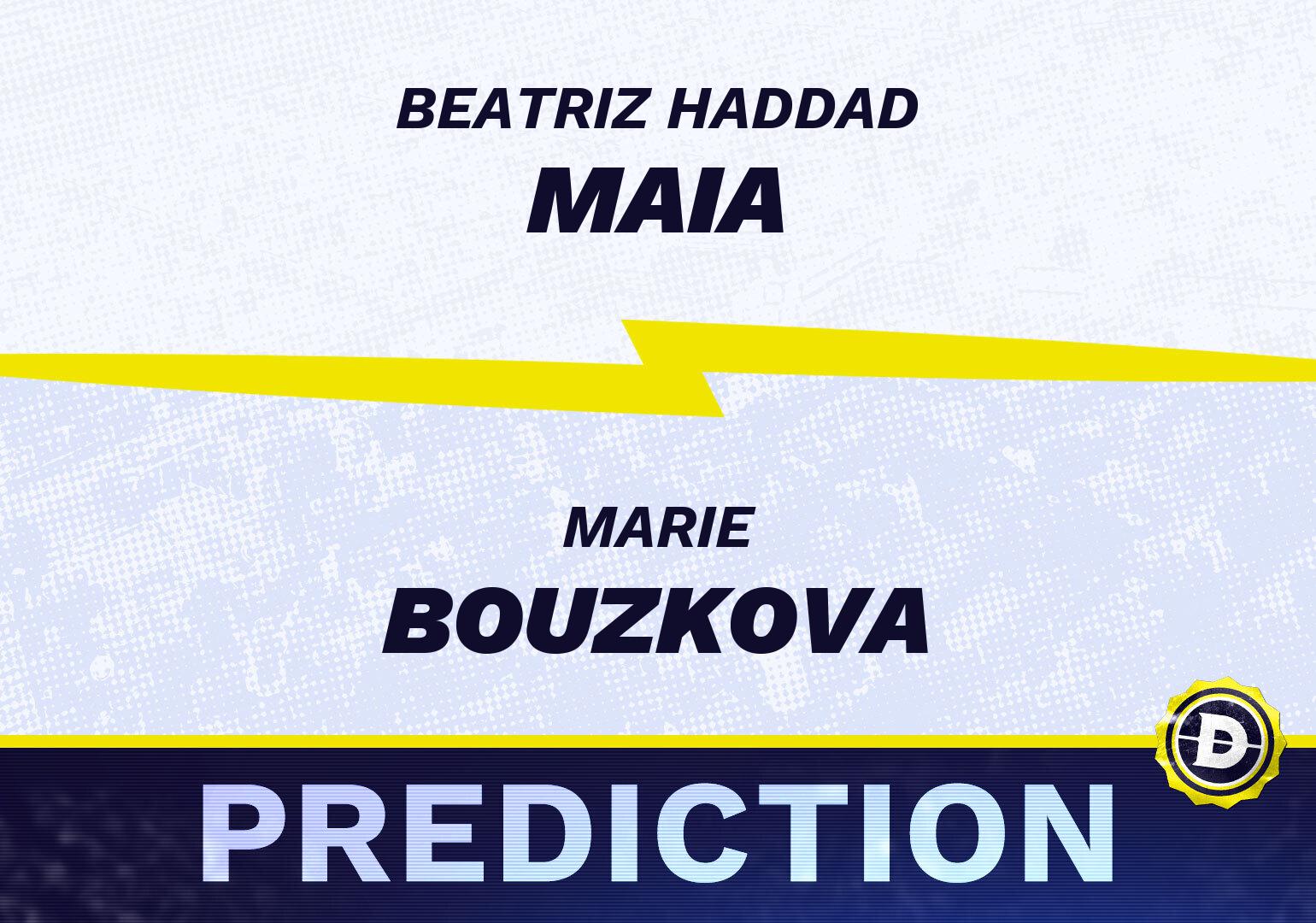 Beatriz Haddad Maia vs. Marie Bouzkova Prediction, Odds, Picks for WTA Toronto 2024
