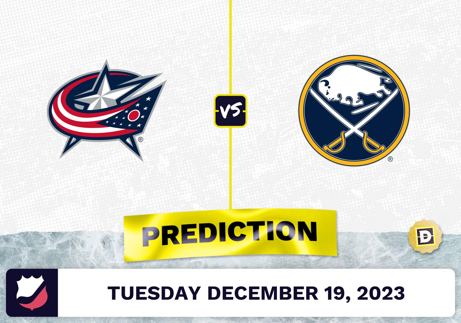 Columbus Blue Jackets vs. Buffalo Sabres Prediction, Odds, NHL Picks  [12/19/2023]