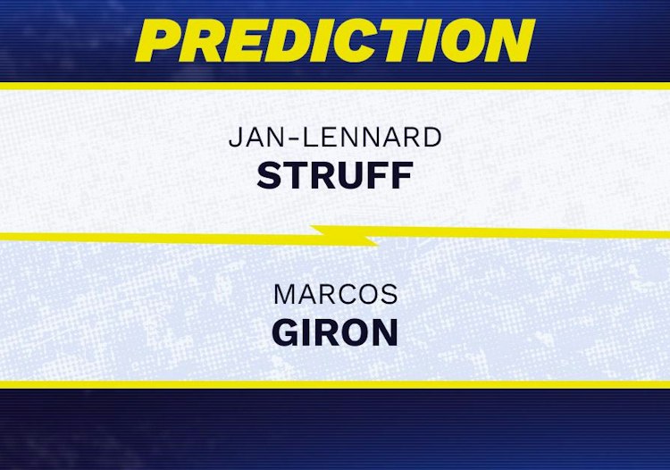 Jan-Lennard Struff takes on Marcos Giron in ATP Brussels action.