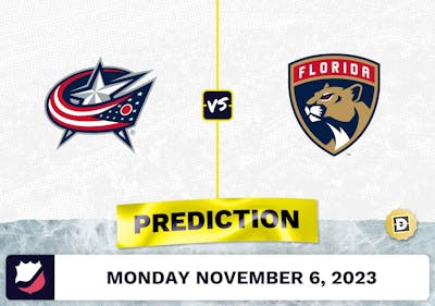 Blue Jackets vs. Panthers Prediction and Odds - November 6, 2023