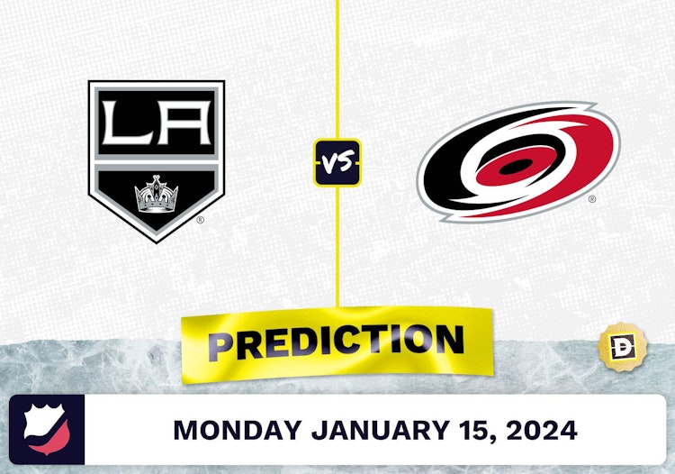 Los Angeles Kings vs. Carolina Hurricanes Prediction, Odds, NHL Picks [1/15/2024]