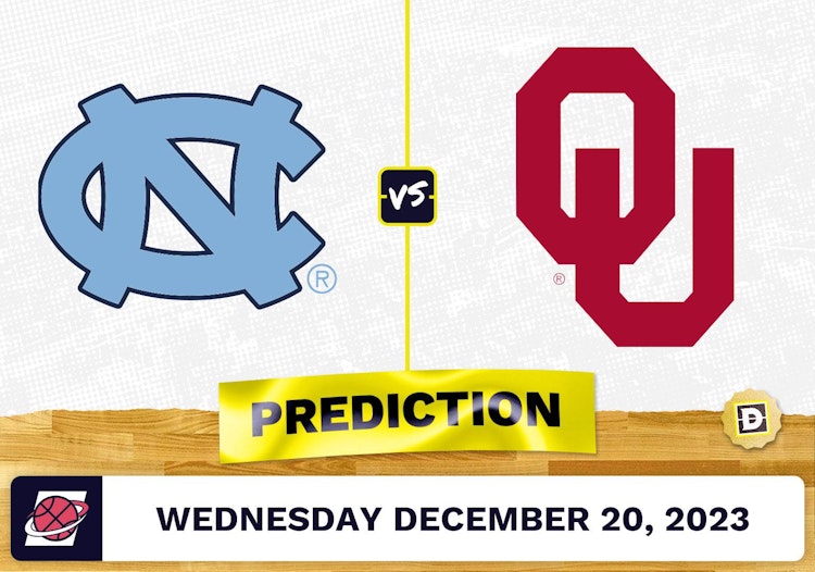 North Carolina vs. Oklahoma Prediction, Odds, College Basketball Picks  [12/20/2023]