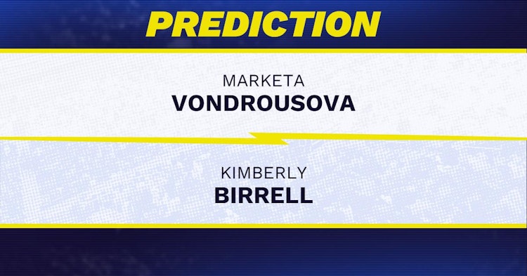 Marketa Vondrousova vs Kimberly Birrell Tennis Prediction.