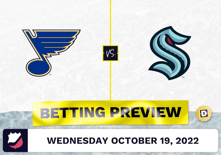 Blues vs. Kraken Prediction and Odds - Oct 19, 2022