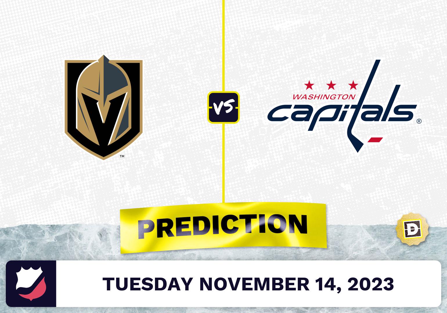 Golden Knights Vs. Capitals Prediction And Odds - November 14, 2023