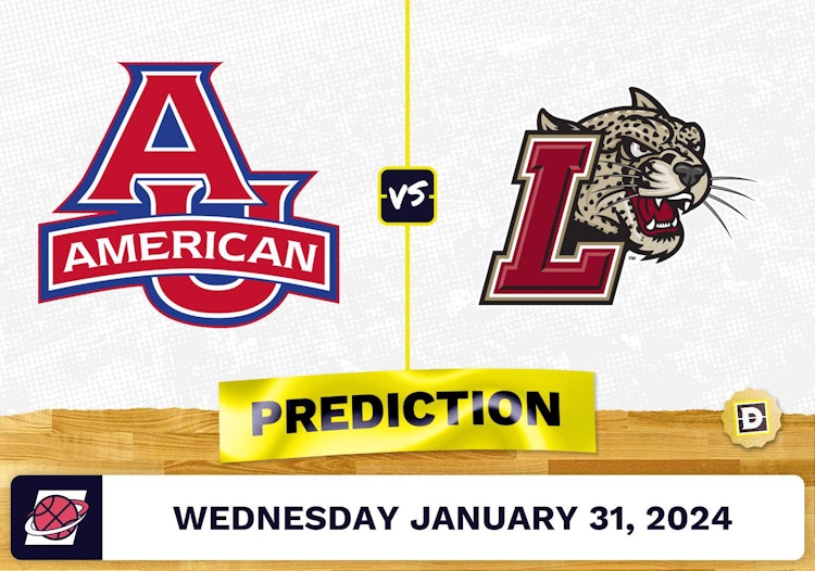 American University vs. Lafayette Prediction, Odds, College Basketball Picks [1/31/2024]