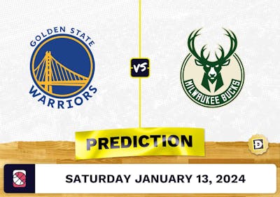 Golden State Warriors vs. Milwaukee Bucks Prediction, Odds, NBA Picks [1/13/2024]